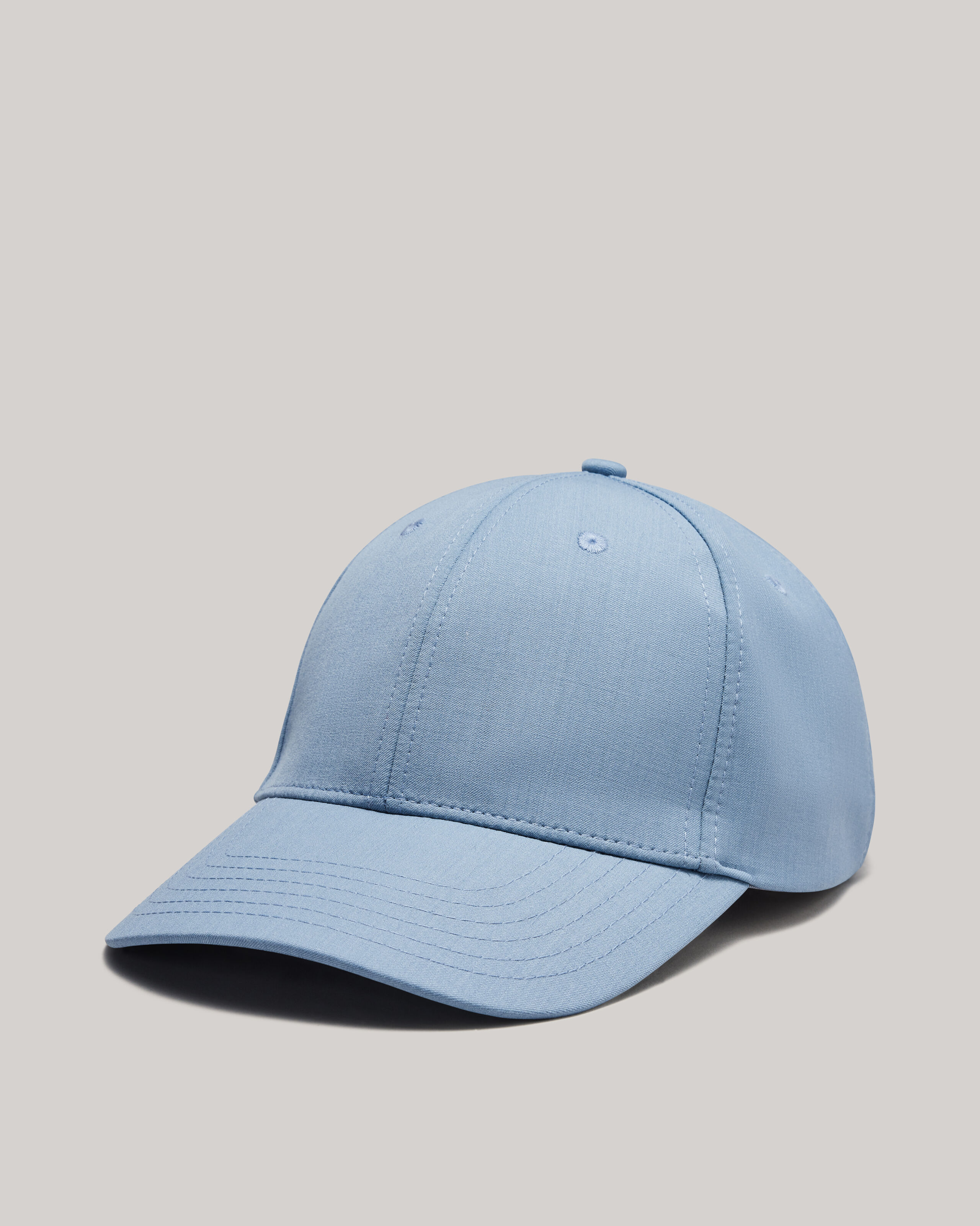 Wool Blend Peaked Cap Chalkblu Wool Blend Peaked Cap Caps Politix